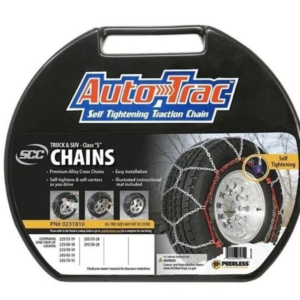 Peerless Chain Auto-Trac Light Truck/SUV Tire Chains, #0231810 Class "S"